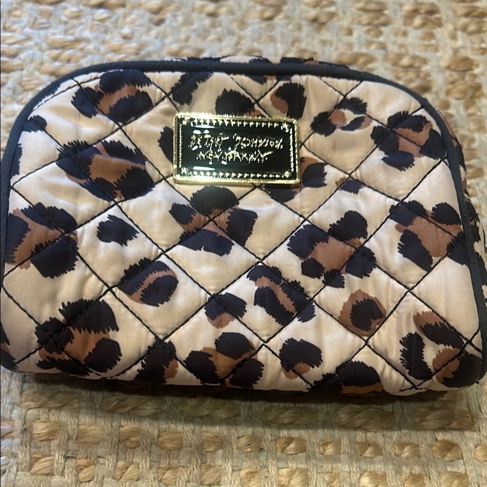Betsey Johnson Leopard Print Quilted Women's Bag